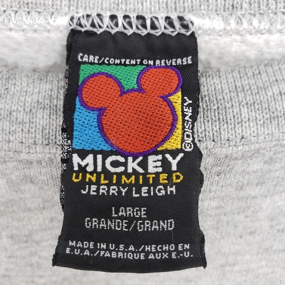 Disney Mickey | Vintage Cropped Sweatshirt - Lrg - Picture 5 of 6
